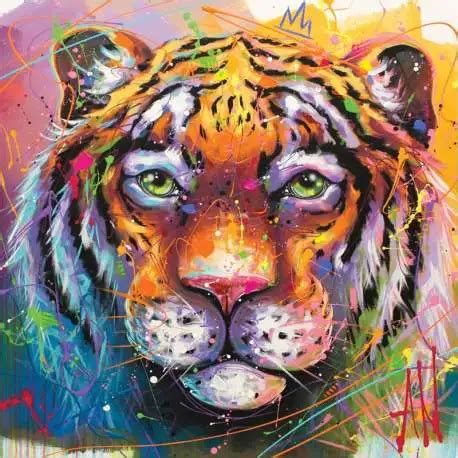 Comprar Puzzle Jacarou Tigre Colorido De 1000 Piezas