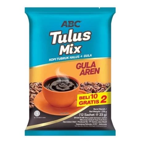 Jual Kopi Abc Tulus Mix Gula Aren X Gr Shopee Indonesia