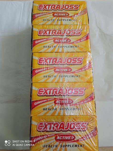 extra joss active  box  box isi  sachet   lazada indonesia