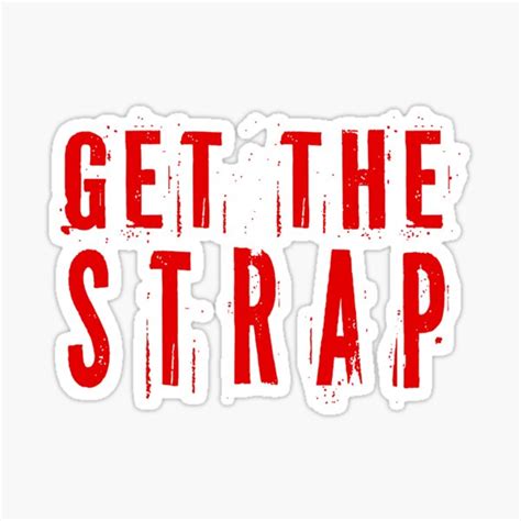 strap stickers redbubble