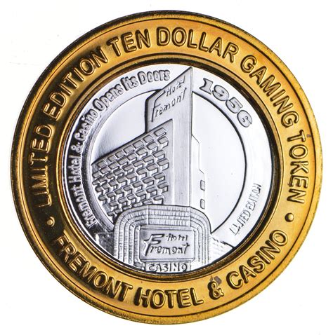 .999 Fine Silver Center Fremont Hotel Las Vegas Casino Chip Limited