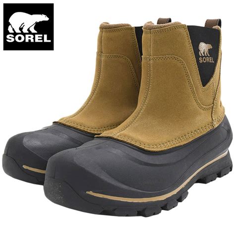 楽天市場ソレル SOREL スノーブーツ メンズ 男性用 バクストン プルオン WP Delta Black Sorel BUXTON