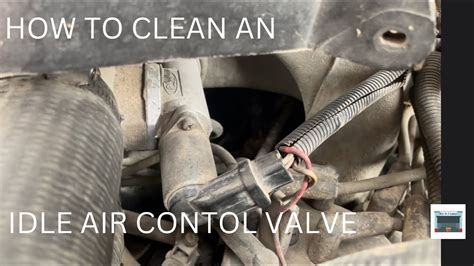 How To Clean An Idle Air Control Valve Youtube