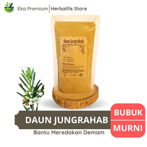 Jual Daun Jungrahab Bubuk Ujung Atap Kering Asli Ramuan Rempah Herbal