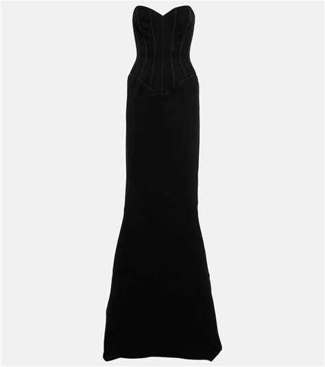 Maticevski An Ode Bustier Crepe Gown Shopstyle Formal Dresses