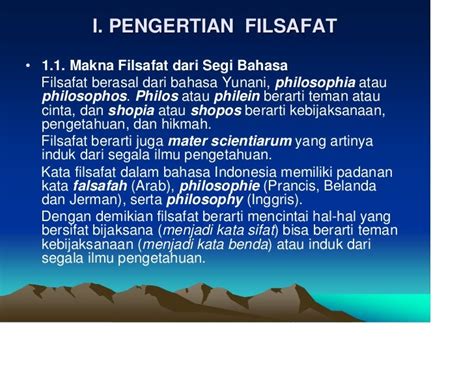 Filsafat Ilmu