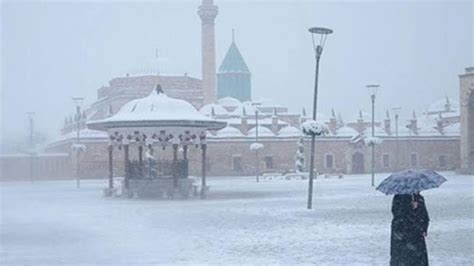 Meteoroloji Duyurdu Konya Da Kuvvetli Kar Bekleniyor