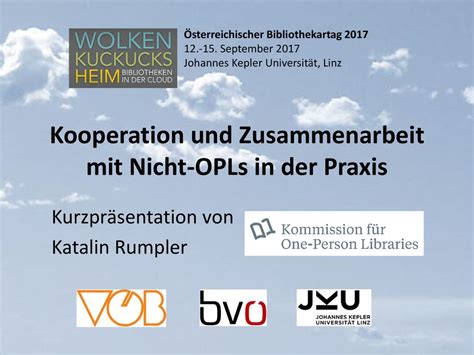 Kooperation Und Zusammenarbeit Mit Nicht OPLs In Der Praxis Ppt