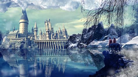 Hogwarts at winter by Mik4zuki on DeviantArt