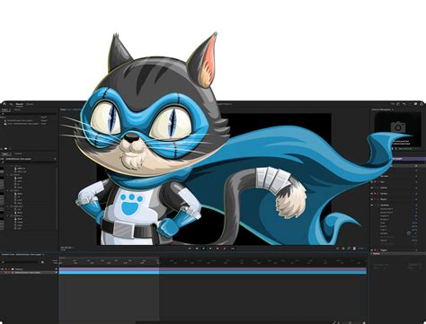 Cute Superhero Cat Character Animator Puppet Graphicmama