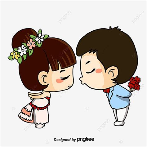 O Casal Png Novo Clipart Desenho Animado Pintado M O Imagem Png E