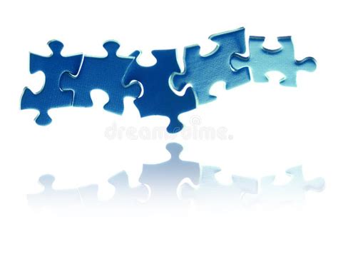 Interlocking Puzzle Pieces Stock Illustrations 1264 Interlocking