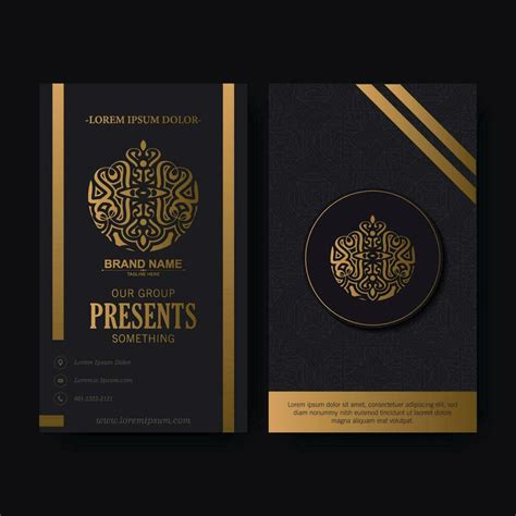 Luxury Ornamental Logos And Business Cards Template 24662700 Vector Art At Vecteezy