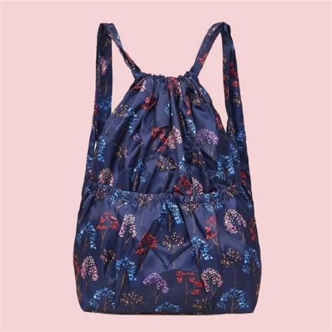 Sac A Dos Vintage A Cordon De Serrage Femme Motif Floral Ethnique