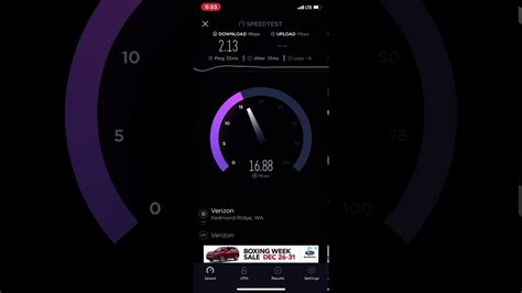 Verizon LTE Speed Test Canada Boarder YouTube