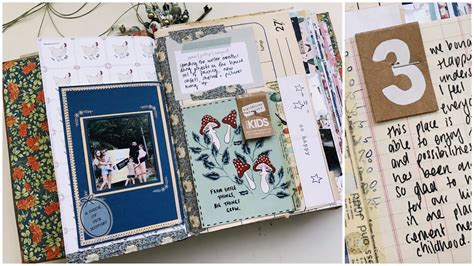 Junk Journal With Me Ep 44 Journaling Process Video Youtube