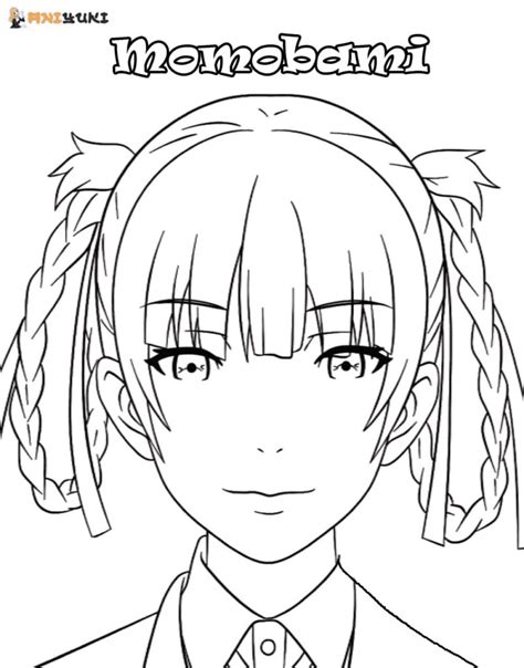 Face Kirari Momobami Coloring Pages Kakegurui Coloring Pages Porn Sex Picture