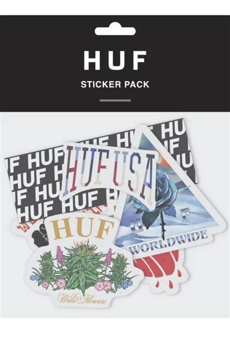 Huf Sticker Pack Shopperboard