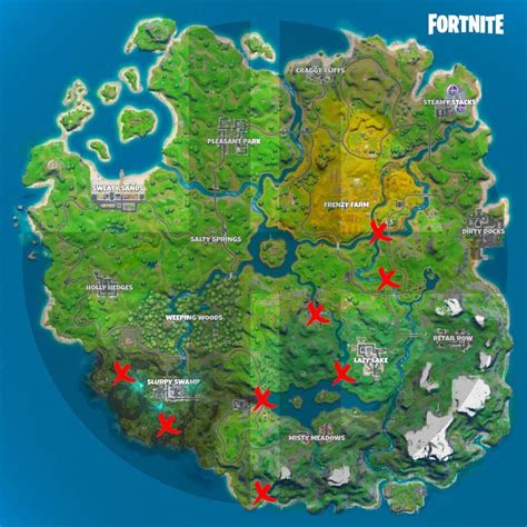 O Trouver Les Cercles Enflamm S D Fi Fortnite N Goce Au Chantier