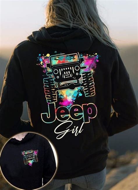 Jeep Girls Hoodie Tshirt Hoodie Sweater In 2024 Jeep Girl Jeep Girl