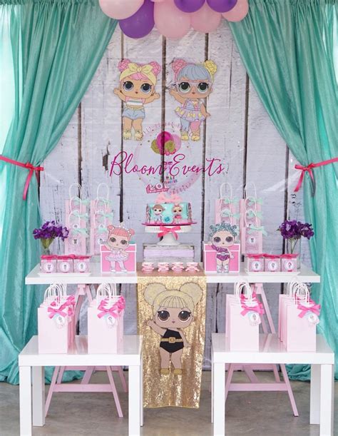 Lol Surprise Dolls Birthday Party Ideas Photo 1 Of 5 Catch My Party