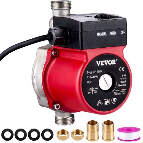 Vevor Recirculating Pump W V Water Circulator Pump Automatic