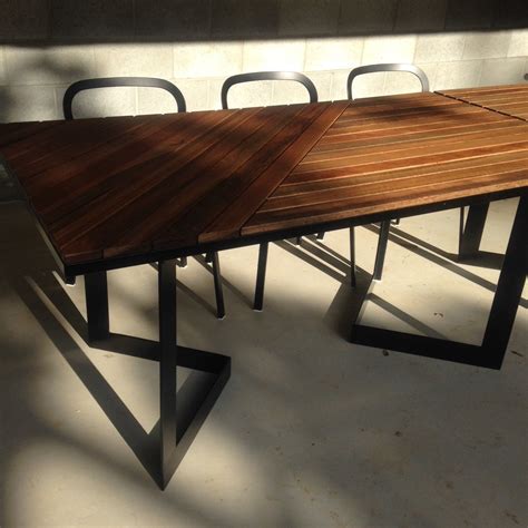 Hamish Clark Exterior Table Designed For Jones Residence Spotted Gum