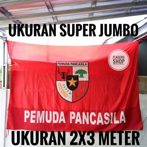 Jual Dekorasi Pesta Bendera Pemuda Pancasila X Meter Super Jumbo