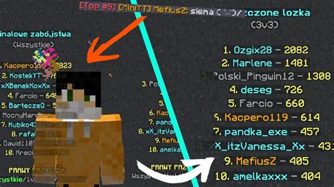 Dostałem się do TOP 10 NAJLEPSZYCH GRACZY na DERPMC PL bedwars