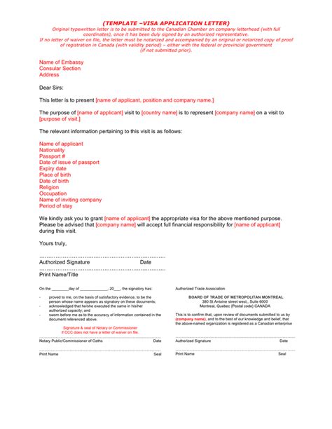 How To Write A Invitation Letter For Canadian Visa | Onvacationswall.com