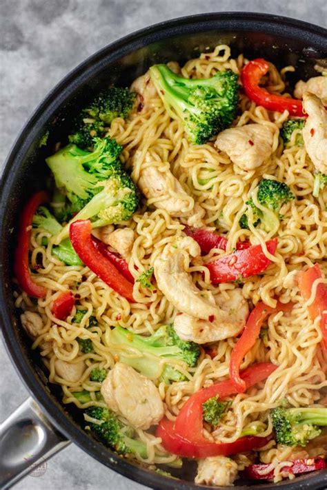 Chicken Ramen Stir Fry My Active Kitchen