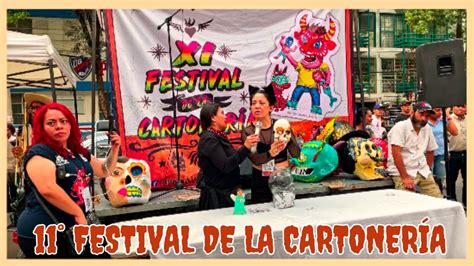 Festival De La Cartoner A Realizado En La Alameda Del Kiosco