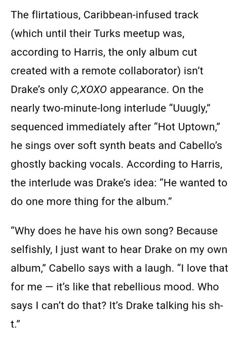 Camila Cabello Drake Hot Uptown UUUGLY OUT NOW Ktt