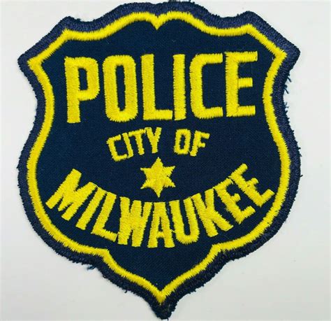 Milwaukee Police Wisconsin Patch Patches For Sale Police Police Patches