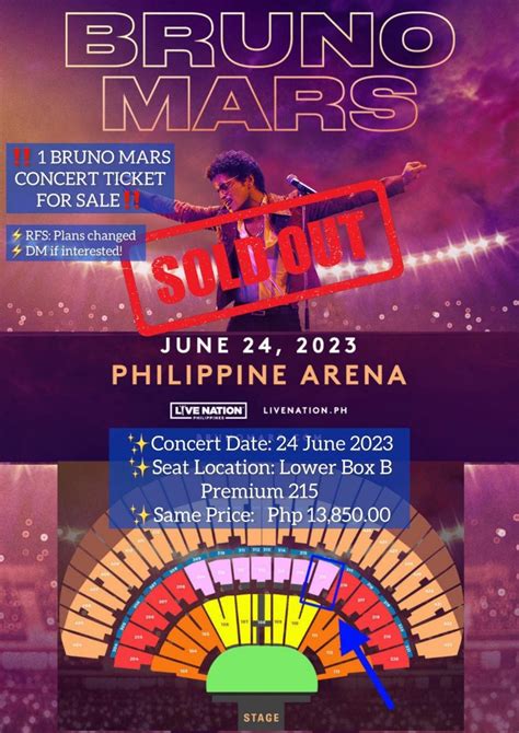 Bruno Mars Ticket June Tickets Vouchers Event Tickets On