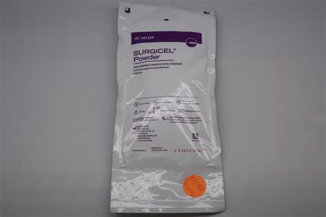 New ETHICON Surgicel Powder Absorbable Hemostat, 3 g Surgicel Powder ...