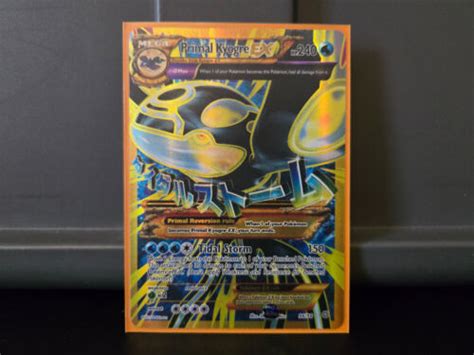 Primal Kyogre EX Shiny Full Art 96 98 XY Ancient Origins Holo EBay