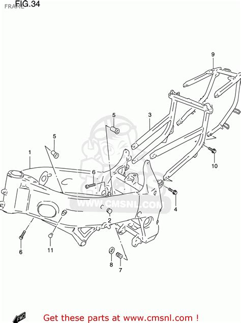 Suzuki Gsxr V Usa E Frame Buy Original Frame Spares Online