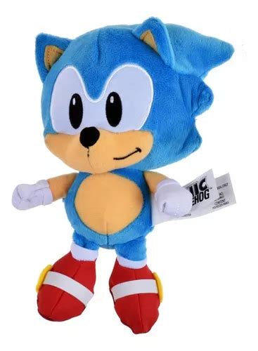 Peluche Basico Sonic De Cms Sonic Go Sega Color Multicolor