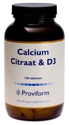 Calcium Citraat D Tabletten Proviform Nova Vitae