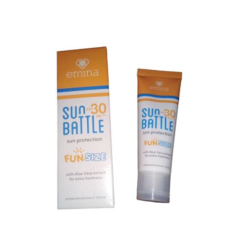 Jual Emina Sun Battle Spf 30 PA Fun Size 23 Ml Kemasan Kecil