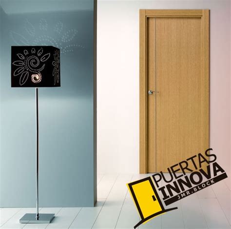 Puerta Interior Moderna Mod 7100 Precio Base Roble O Haya Vaporizada