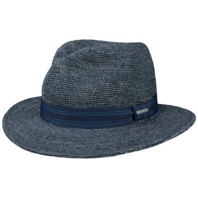 Crochet Fedora Raffia Hat By Stetson 149 00