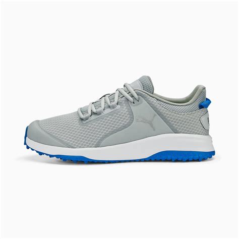 Fusion Grip Golf Shoes Men Flat Light Gray Puma Silver Puma Team