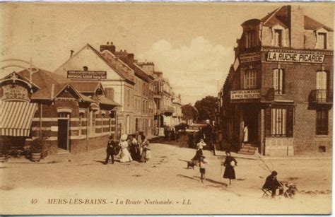 Mers Les Bains Mers Les Bains La Route Nationale Carte Postale