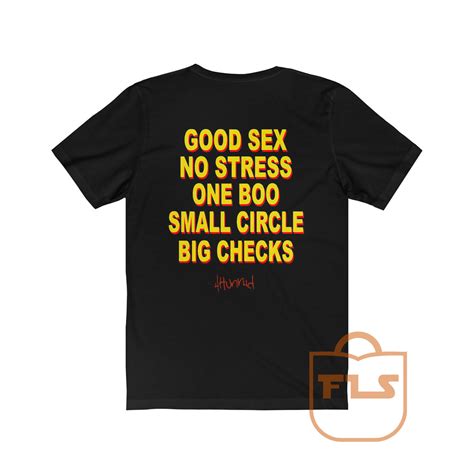 Good Sex No Stress One Boo Small Circle Big Checks Yg T Shirt Men Womens Design Ideas Ferolos