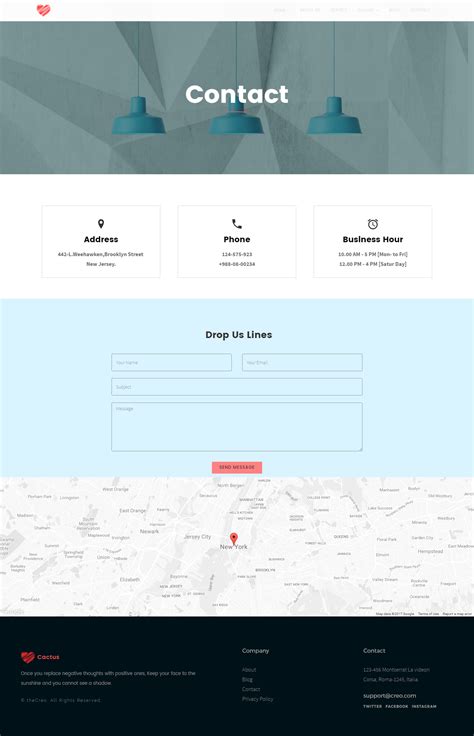 Cactus - Digital Agency & Start Up Creative HTML Template by theCreo