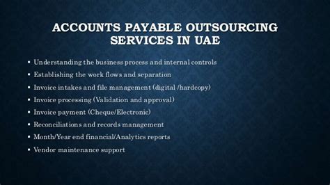 Accounts Payable Outsourcing Services Pptx