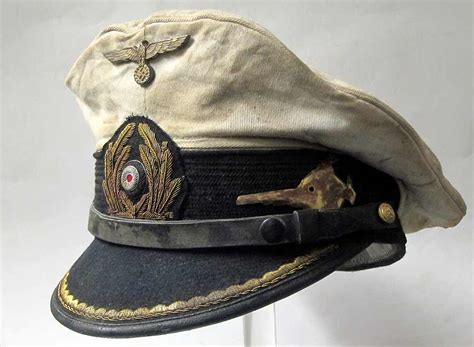 Kreigsmarine Cap U96 Heinrich Lehmann Willenbrock U Boat Captains Cap