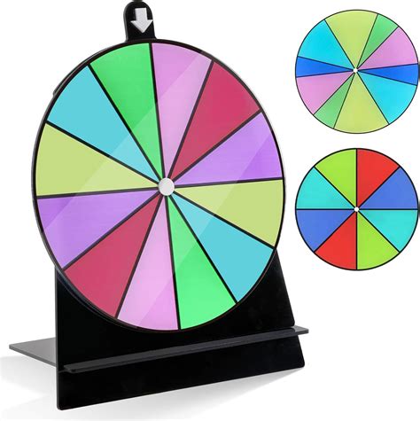 amazoncom nicwhite spinning prize wheel  dry erase spinning